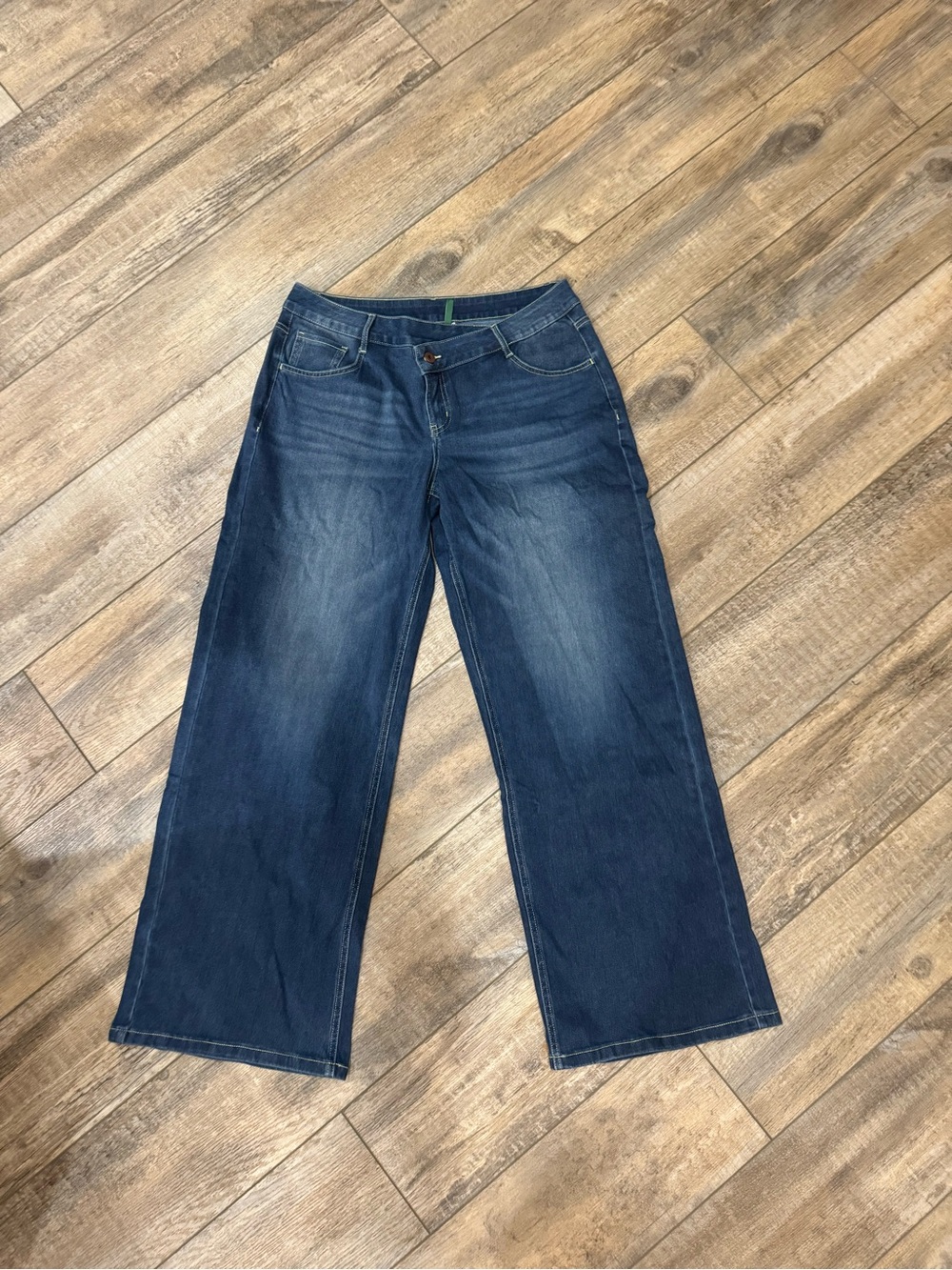 Classic Halara Brand New L Tall Wide-Leg Women’s Jeans - Dark Blue